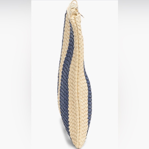 Last offer🔥🔥🔥🔥Clare V Fold over Woven Leather Clutch - Picture 3 of 15